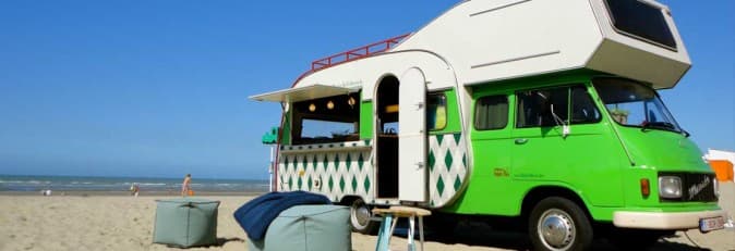 Maurice op het strand